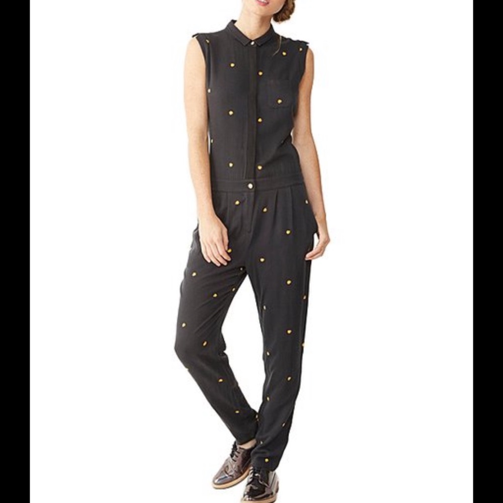 Peach Print Alternative Jumpsuit